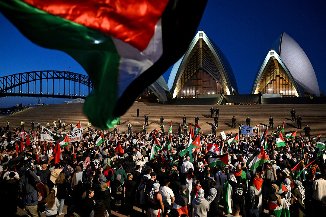 Australia-pro-Palestinian rally