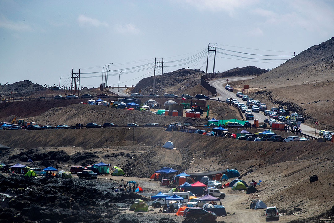 BHP's Escondida copper mine-workers