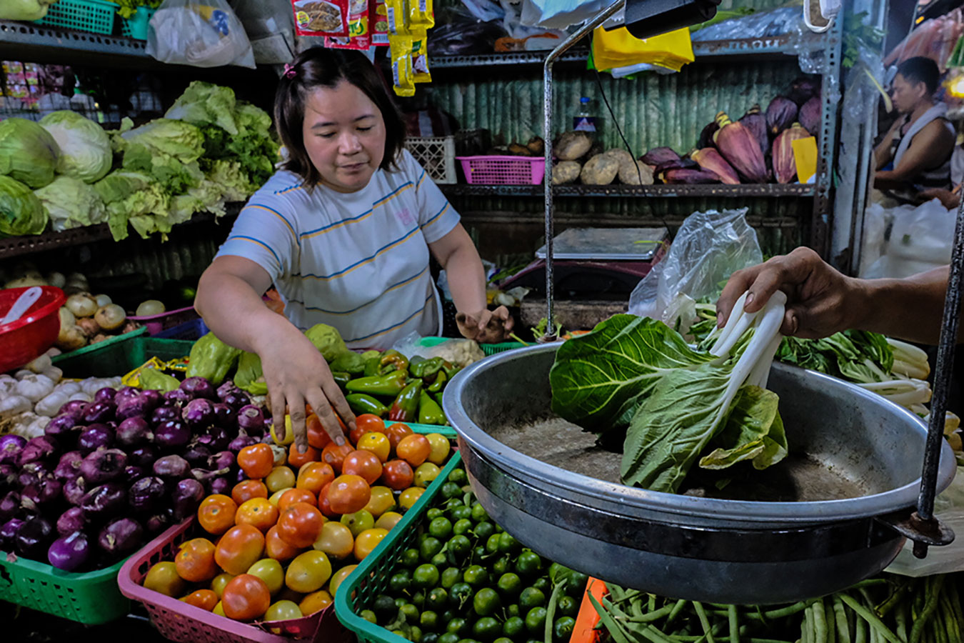 public market-vegetable vendor-wc