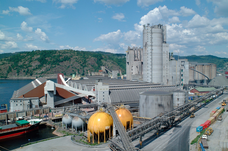 Yara ammonia plant in Porsgrunn, Norway
